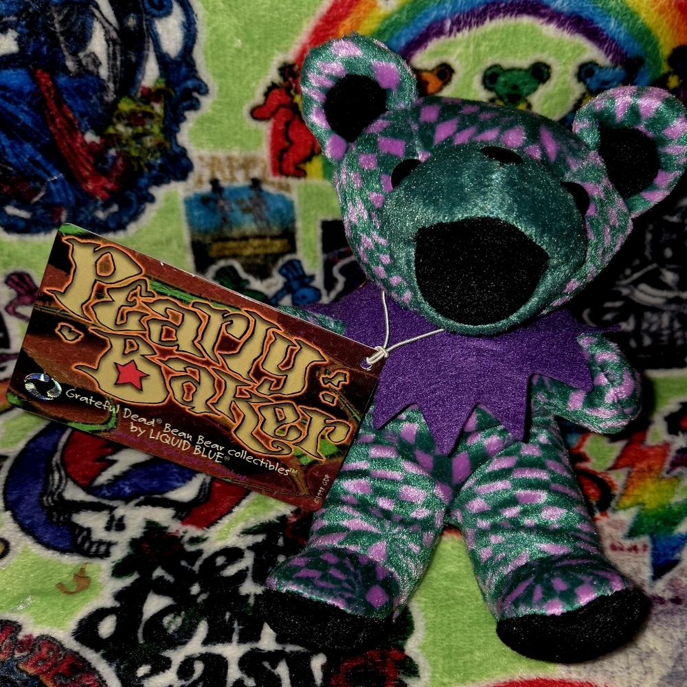 Grateful Dead Bear "Pearly Baker" By Liquid Blue ~NWT~